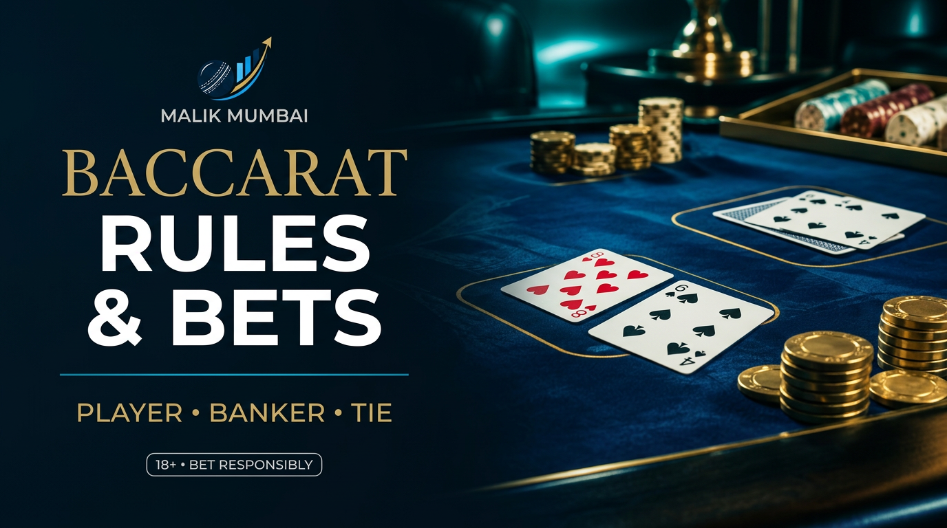Baccarat rules: Player, Banker and Tie bets explained
