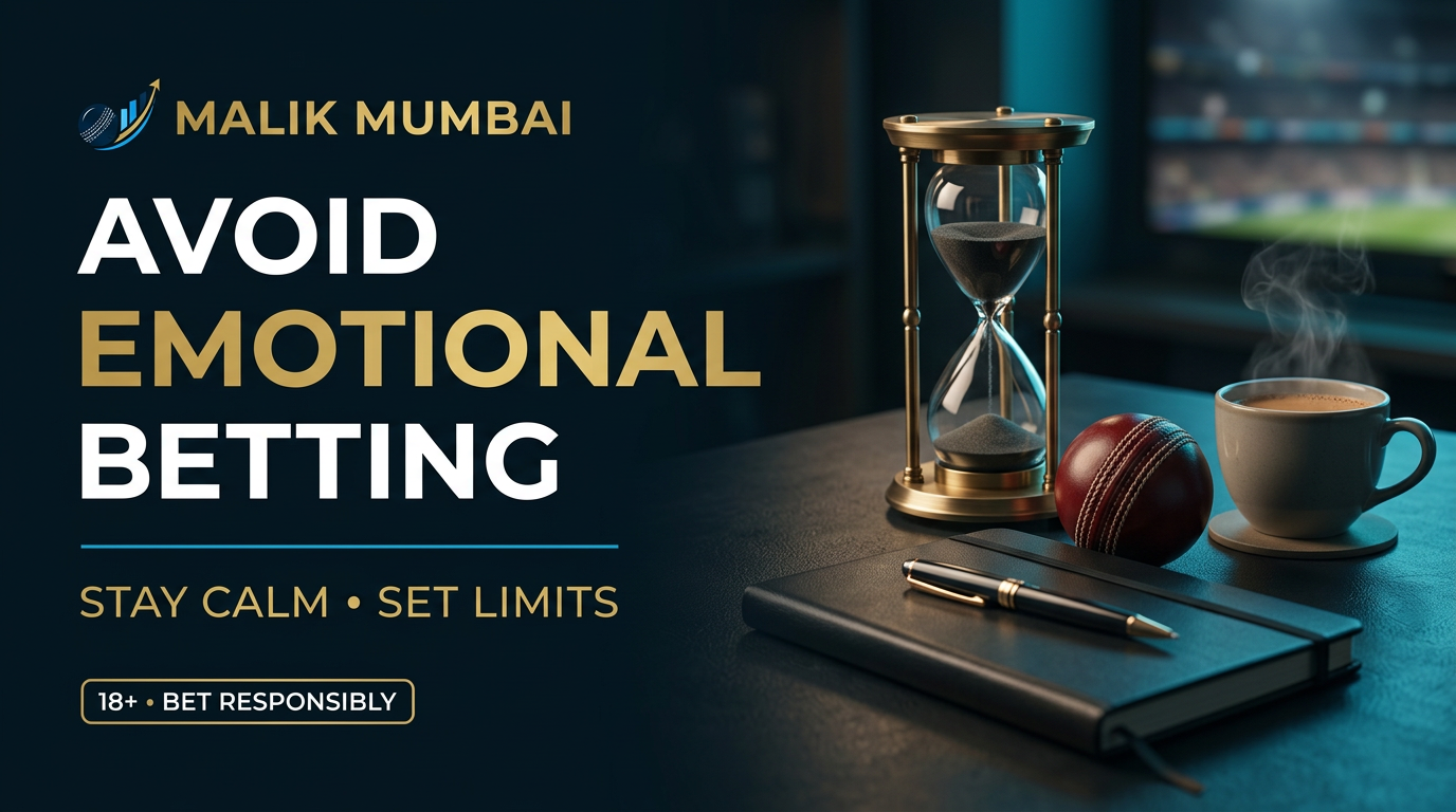 How to avoid emotional betting: an example evening and a plan