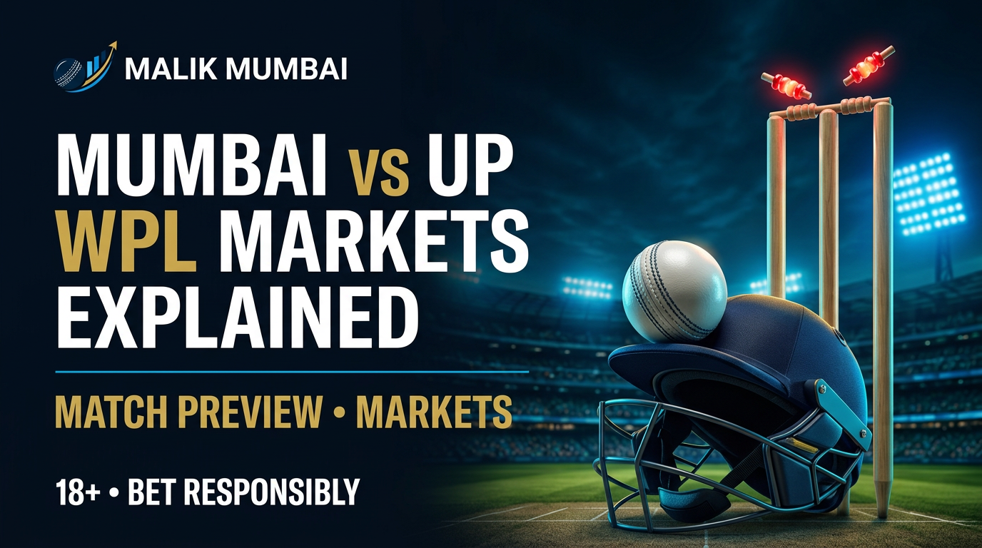 Mumbai Indians vs UP Warriorz: WPL markets explained