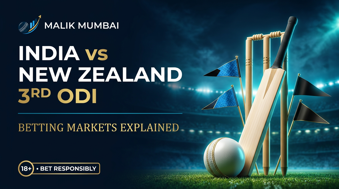 India vs New Zealand 3rd ODI: betting markets explained