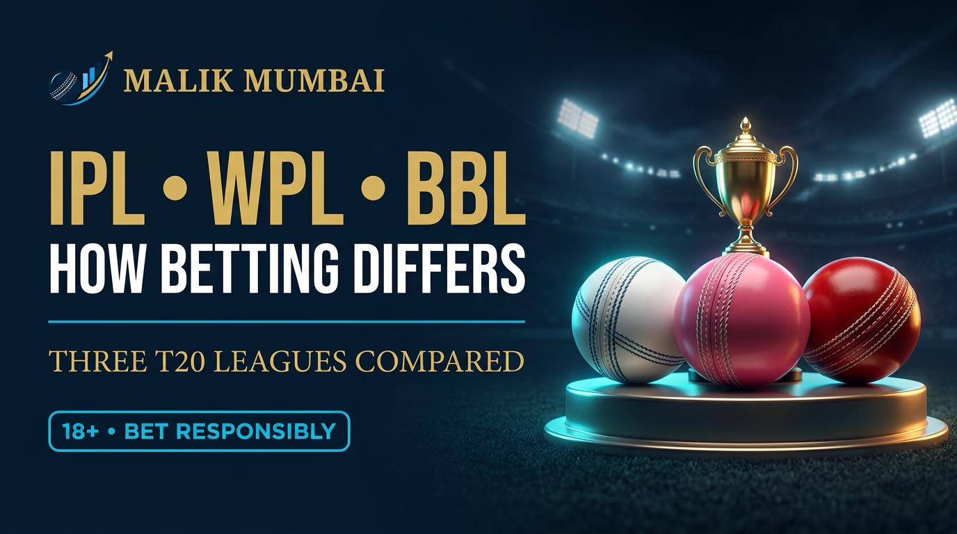 IPL, WPL and BBL: how betting differs across three T20 leagues