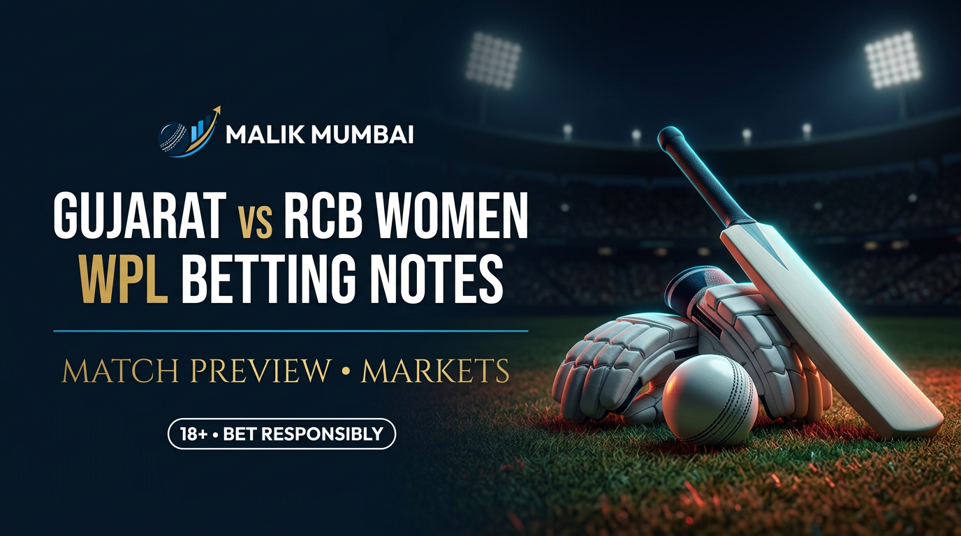 Gujarat Giants vs RCB Women: WPL betting notes