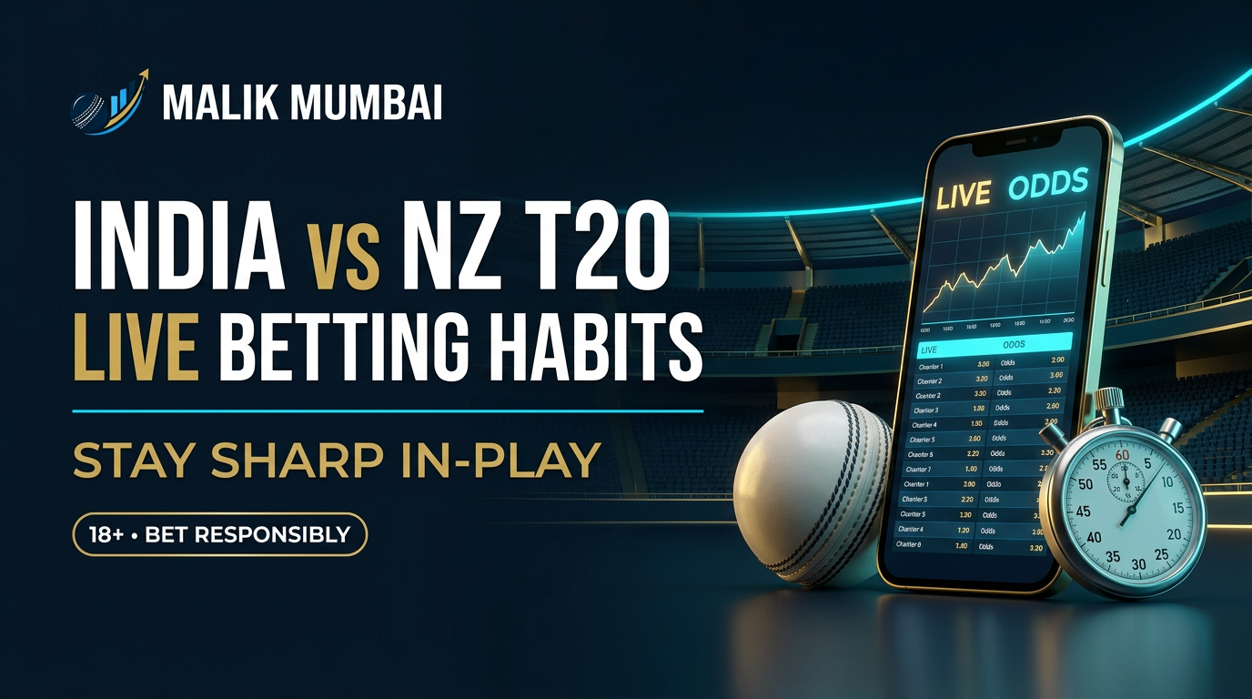 India vs New Zealand T20: live betting habits that help
