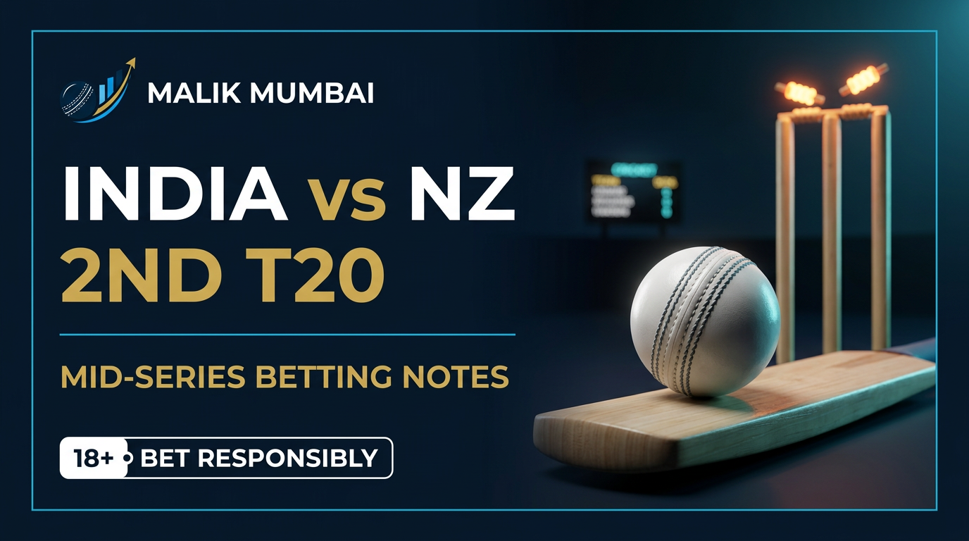 India vs New Zealand 2nd T20: betting notes for a mid-series game