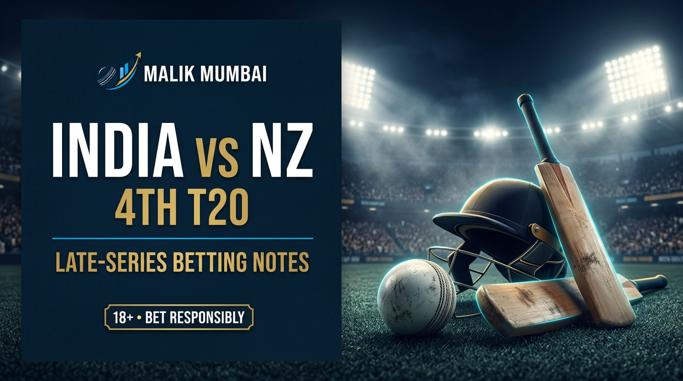 India vs New Zealand 4th T20: betting notes for a late-series game
