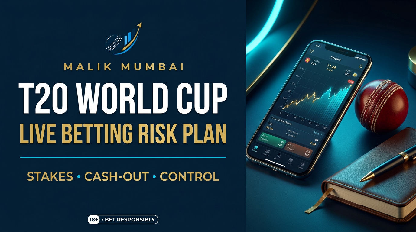 Live T20 World Cup betting: a five-step risk plan