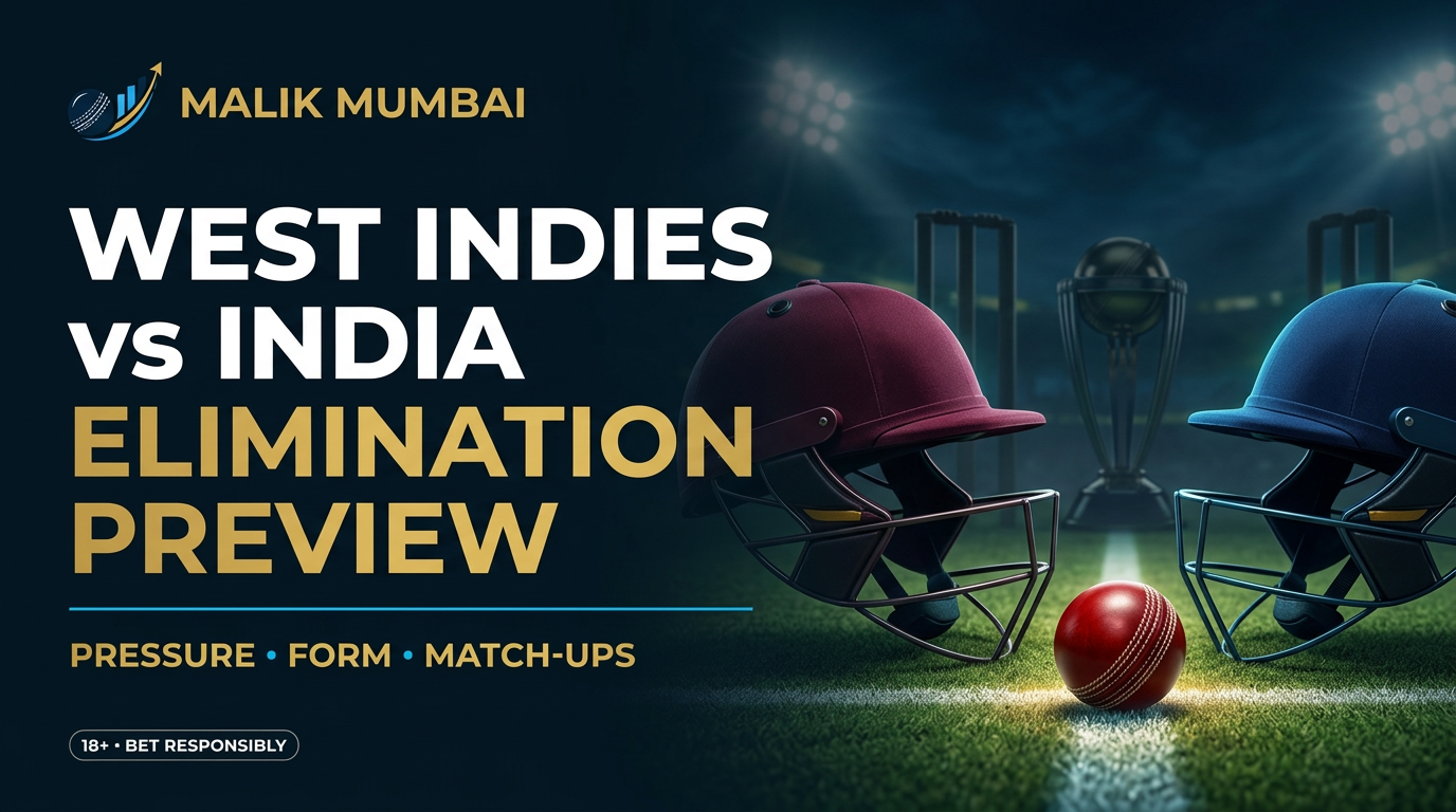West Indies vs India elimination match: betting notes