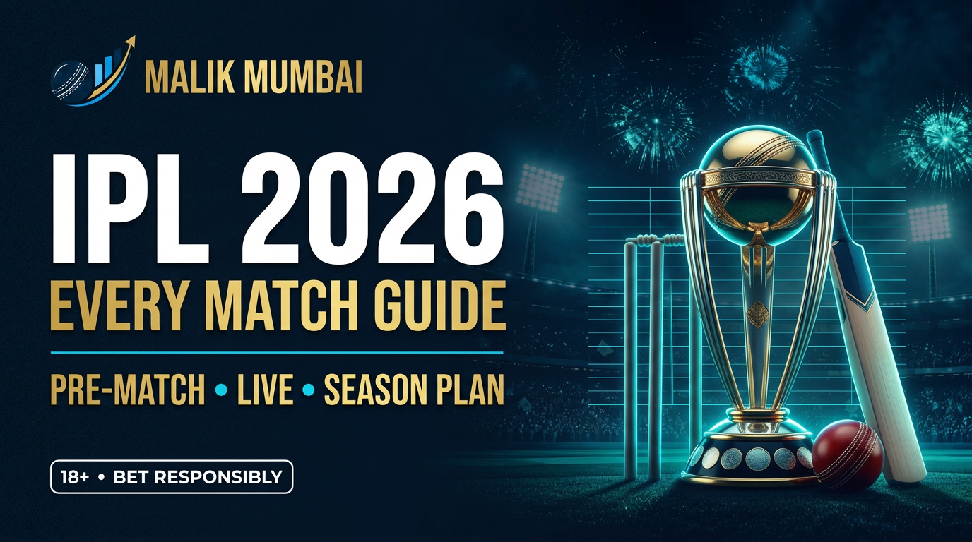 IPL 2026: a betting routine for every match of the season