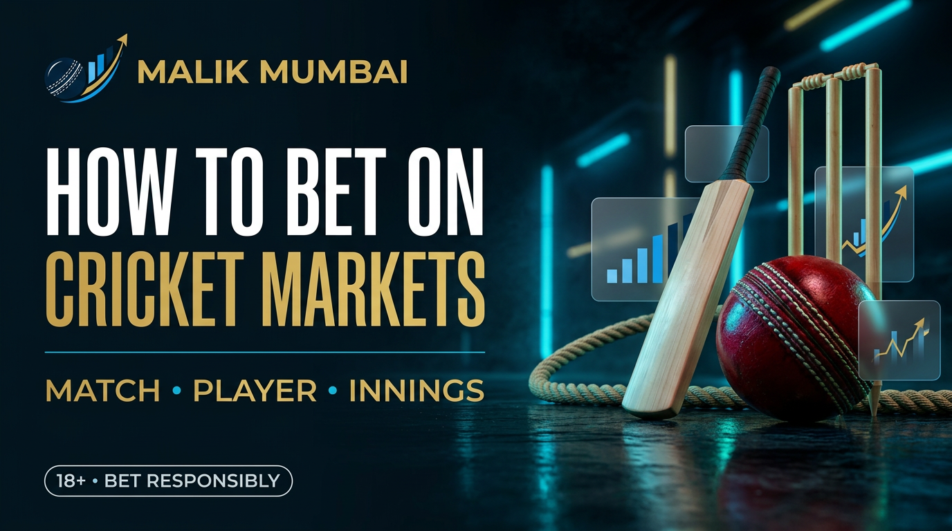How to bet on cricket markets: a beginner's walk-through
