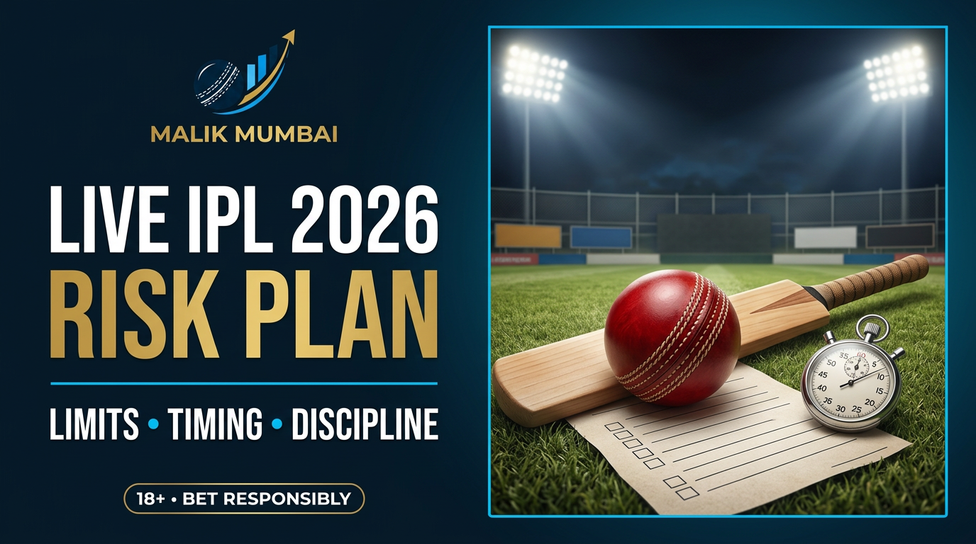 Live IPL 2026 betting: a five-step risk plan