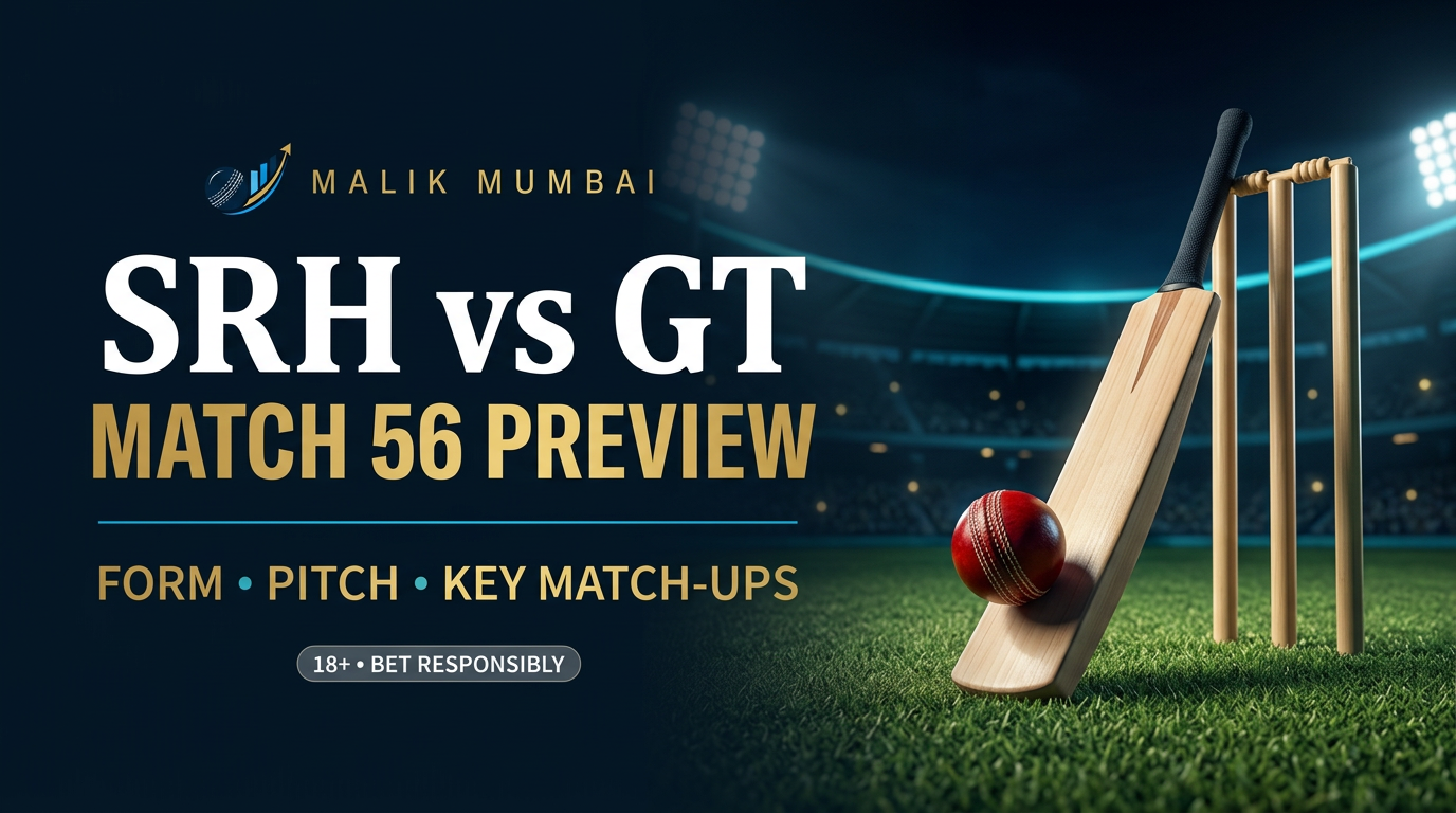SRH vs GT, IPL 2026 match 56: betting notes