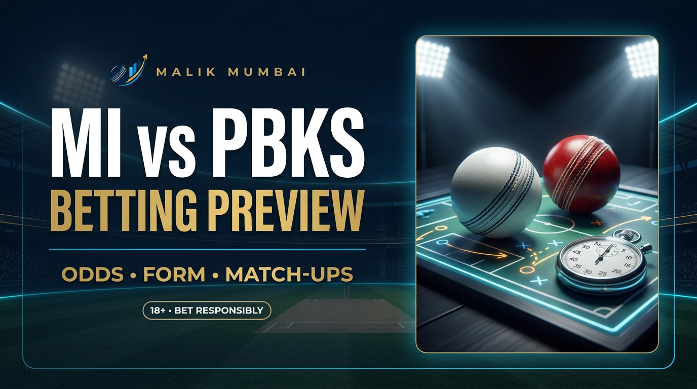 MI vs PBKS: which game you mean, and the markets to use