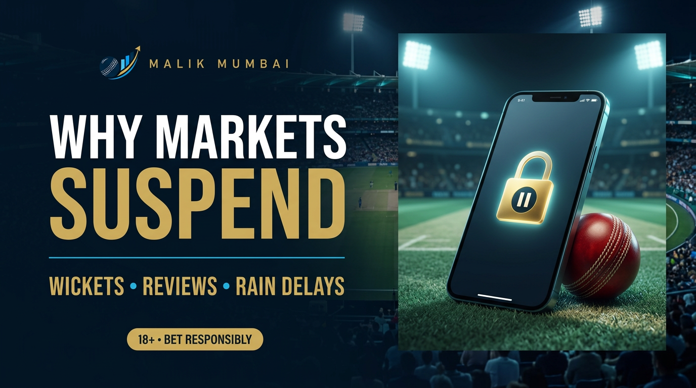 Why betting markets suspend during IPL matches