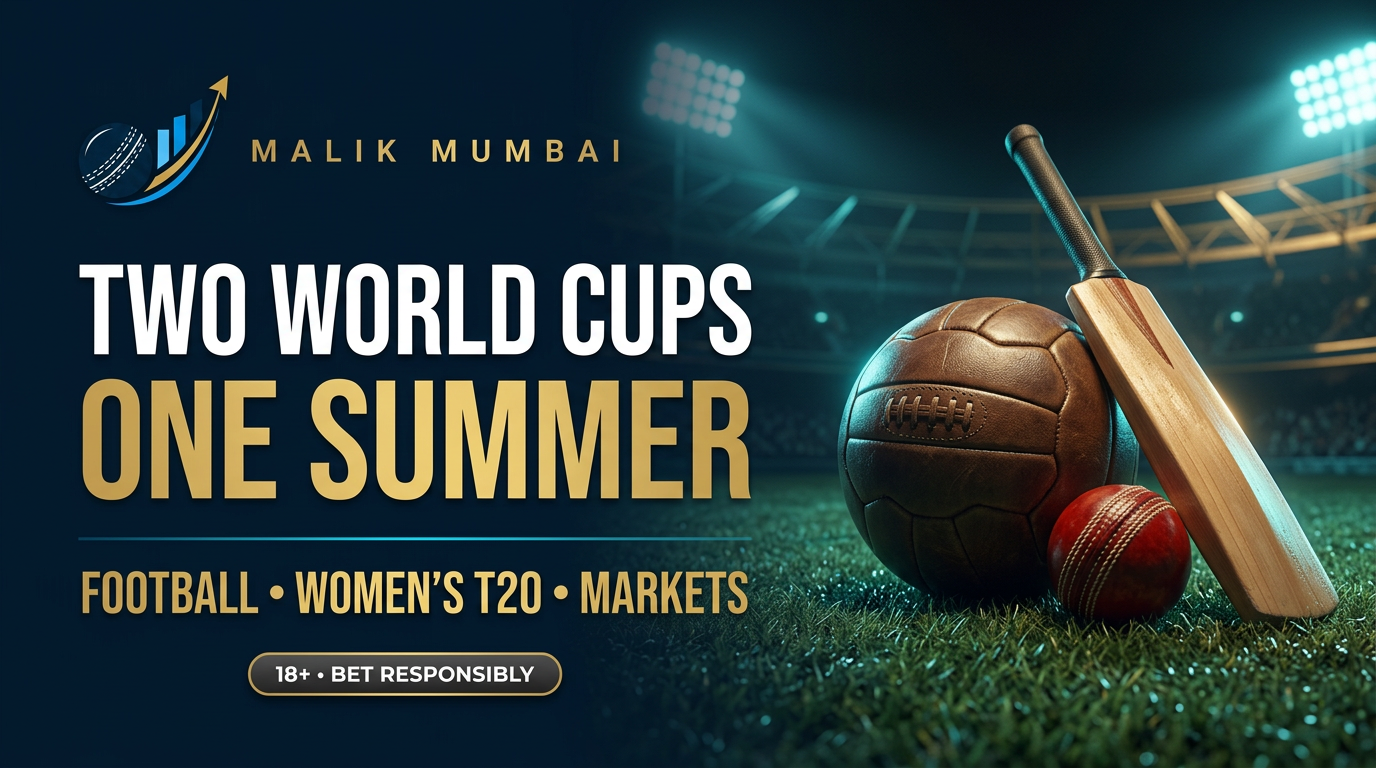 Betting on the FIFA World Cup and Women's T20 World Cup together