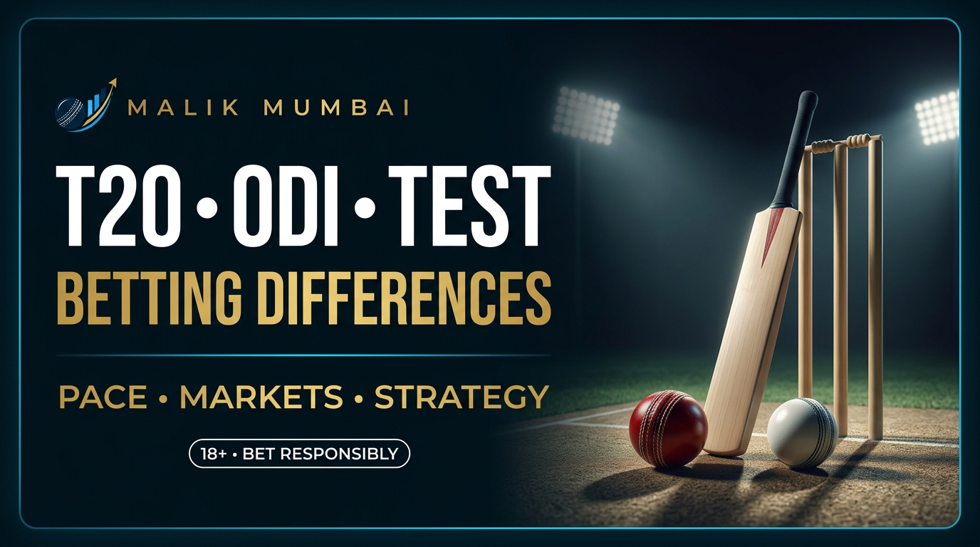 IPL, T20, ODI and Test cricket: how betting changes by format
