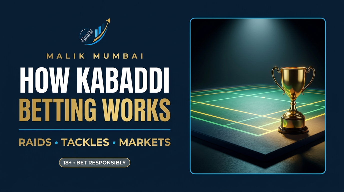 How kabaddi betting works: scoring, markets and what moves prices