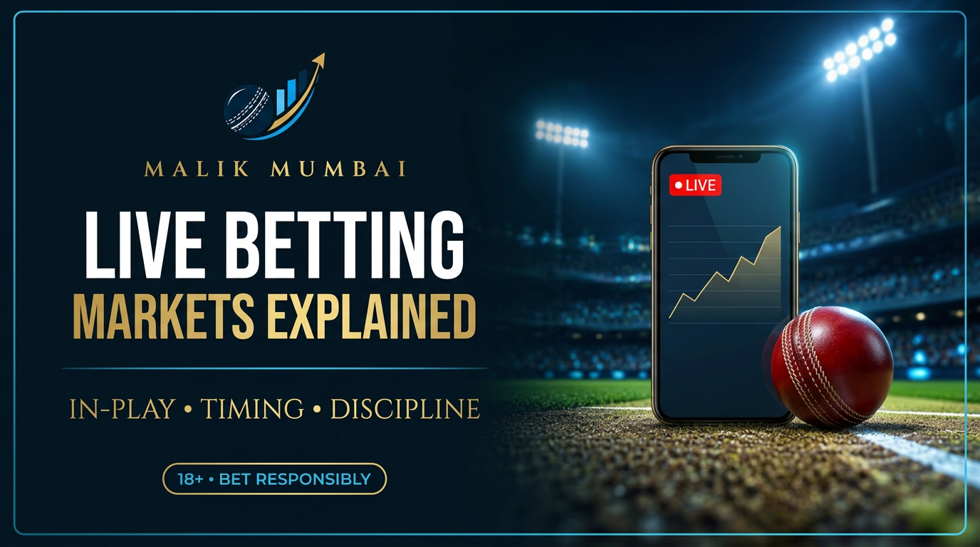 Live betting markets explained: what goes in-play and how it settles